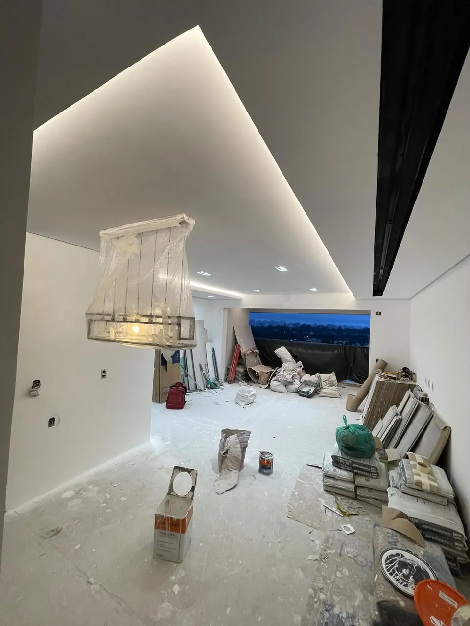 Sanca aberta em apartamento